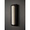 Afx Beam  18'' Outdoor LED Sconce, Seeded Glass Shade, Black Finish BEAW0518LAJUDBK - alternate 4
